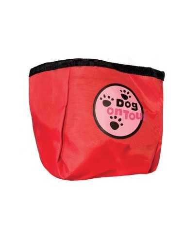 COMEDERO NYLON 1,8 LTS./17cm. ROJO
