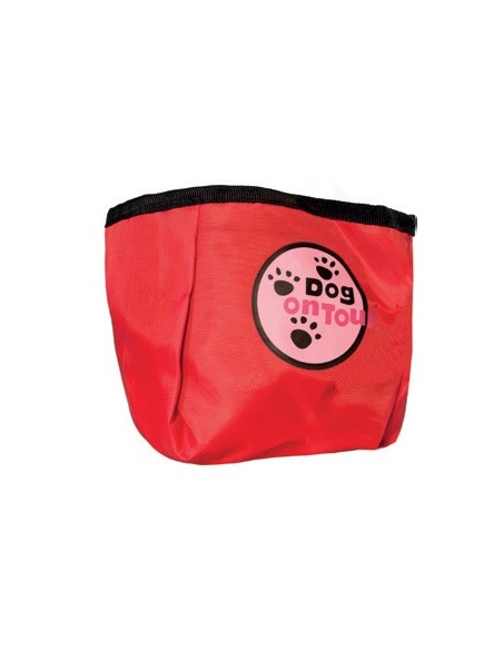 COMEDERO NYLON 1,8 LTS./17cm. ROJO