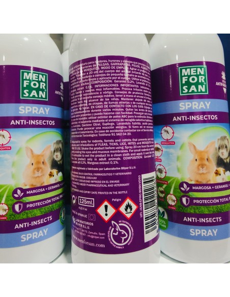 MENFORSAN SPRAY ANTI INSECTOS Roedores 125ml.