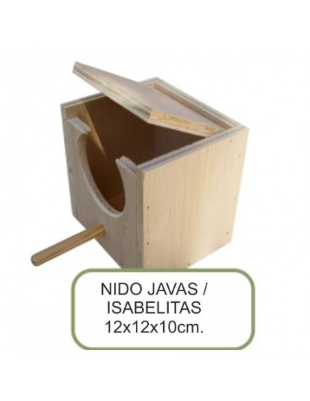 NIDO MADERA .JAVAS / ISABELITAS
