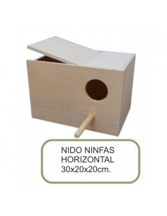 NIDO MADERA NINFAS HORIZONTAL