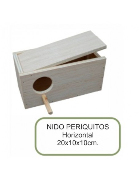 NIDO MADERA PERIQUITOS Horizontal