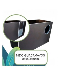 NIDO MADERA GUACAMAYOS