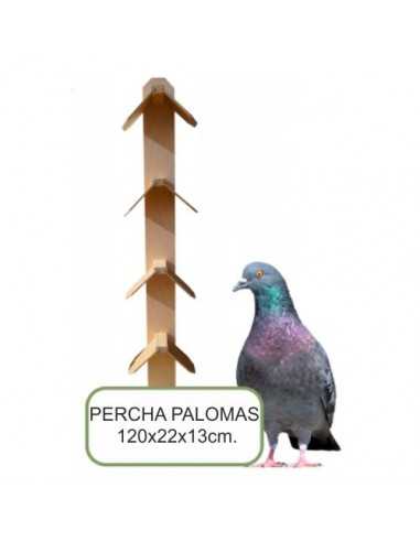 PERCHA MADERA PALOMAS