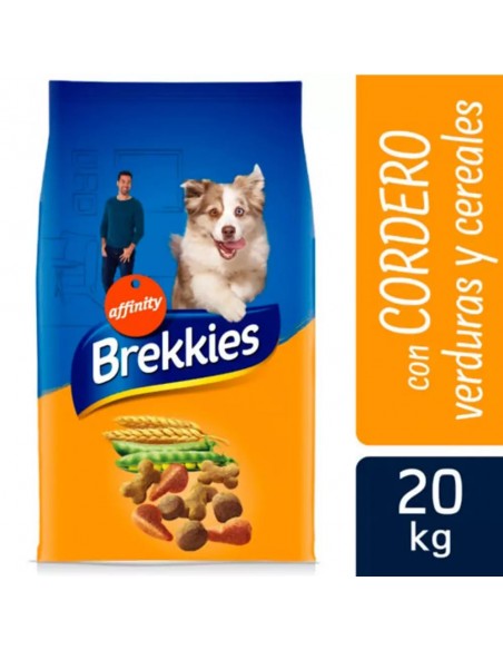 BREKKIES PERROS CORDERO 20KG