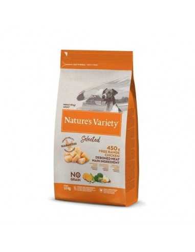 NATURES VARIETY NO GRAIN MINI ADULT POLLO 1.5KG