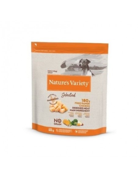 NATURES VARIETY NO GRAIN MINI ADULT POLLO 1.5KG