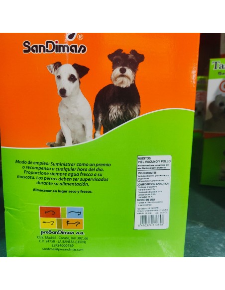 NUDITOS CON CARNE Bolsa 2x12 gr. Caja 40 Und.