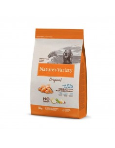 NATURES VARIETY ORIGINAL G.F. MEDIUM ADULT SALMON 10 Kg.