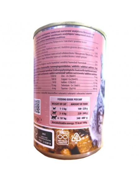 LATA GATOS 415 GR. SALMON ROKUS