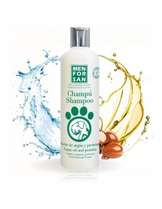 Menforsan CHAMPU Aceite de ARGAN y PROTEINAS 300ml.