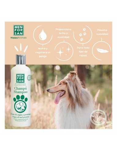 Menforsan CHAMPU Aceite de ARGAN y PROTEINAS 300ml.
