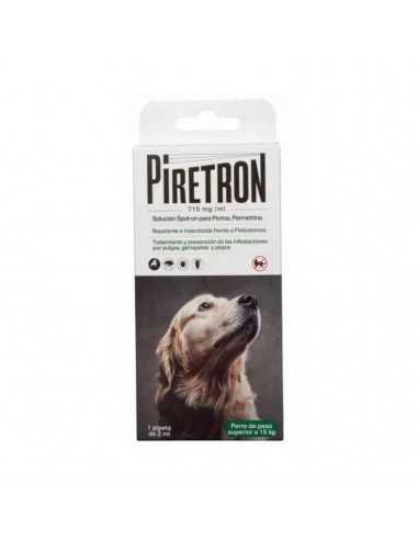Pipeta PIRETRON 715 mg/ml Spot on PERRO 2 ml. 1Ud. Mas de 15 Kg.