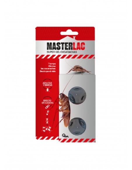 MASTERLAC Super Gel TRAMPA CUCARACHAS 2 x 1,4gr.