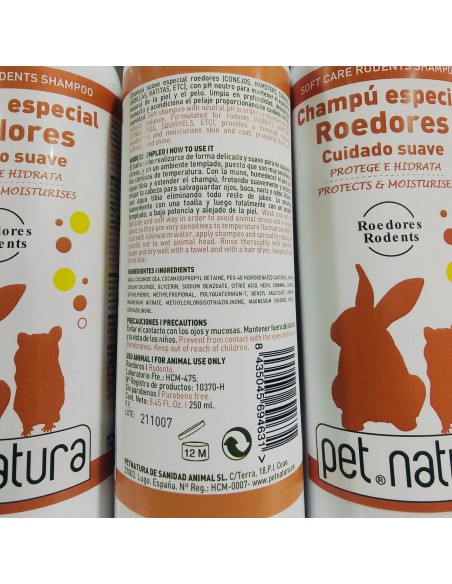 CHAMPU ROEDORES 250ml.