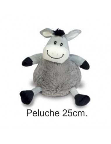 BURRITO PELUCHE GRIS 25cm.