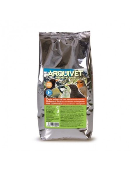 PASTA UNIVERSAL INSECTIVOROS Y FRUTIVOROS 1 Kg. ARQUIVET