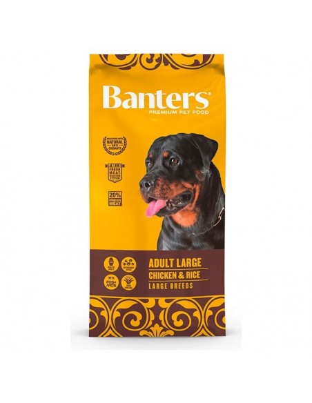 BANTERS DOG ADULT LARGE BREED 15 KG.
