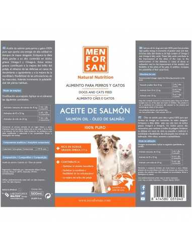ACEITE DE SALMON 500ml. Menforsan
