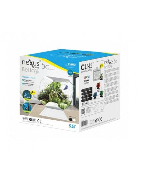 ACUARIO NEXUS 5C BETTA LIFE. BLANCO