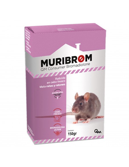RATICIDA QM BR CEBO FRESCO 150gr.