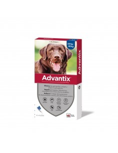 ADVANTIX 4 x 4,0ml. 25-40 Kg. 4 Pipetas