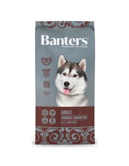 BANTERS DOG ADULT GRAIN FREE 3 KG.
