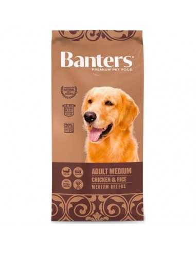 BANTERS DOG ADULT MEDIUM Chicken&Rice 15 Kg.