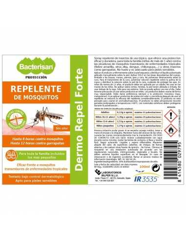BACTERISAN REPELENTE DE MOSQUITOS SPRAY 100 ML.