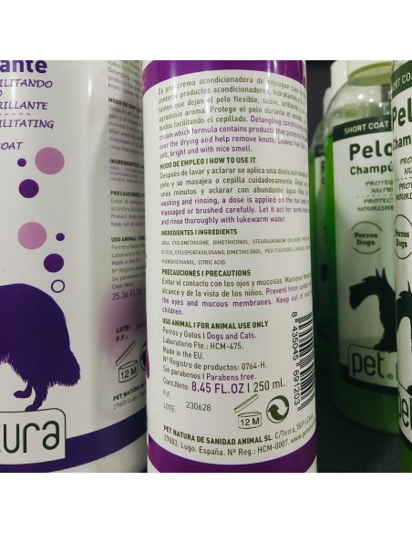 CREMA DESENREDANTE 250 ml. PETNATURA CREMA DESENREDANTE 250 ml. PETNATURA