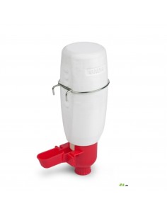 BEBEDERO AVES MINI CON BOTELLA 0,5 LTS