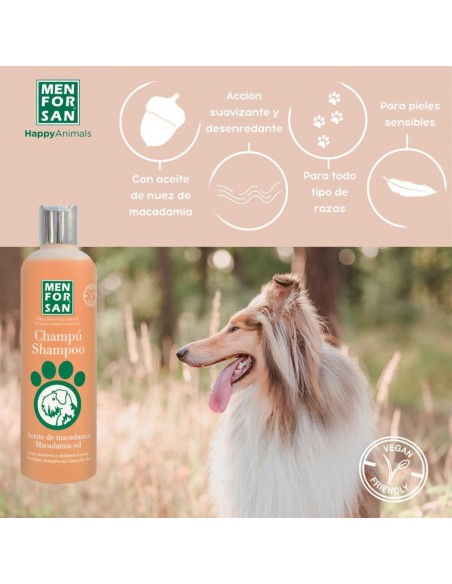 MENFORSAN CHAMPU Aceite de Macadamia 300ml.