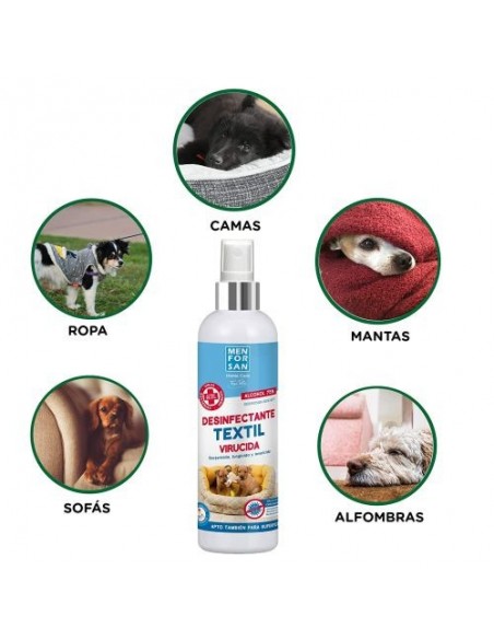 MENFORSAN SPRAY DESINFECTANTE TEXTIL BP7 250ml. MENFORSAN SPRAY DESINFECTANTE TEXTIL BP7 250ml.