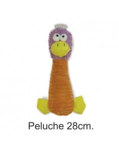PATO PELUCHE NARANJA 27cm.