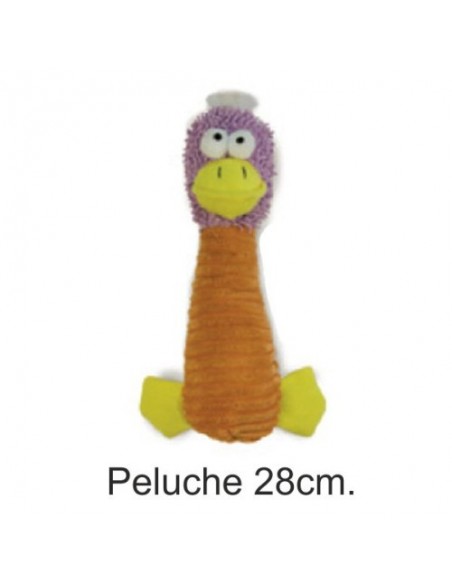 PATO PELUCHE NARANJA 27cm.