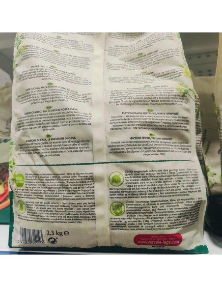 CHINCHILLA NATURE 2.3KG. VERSELE-LAGA
