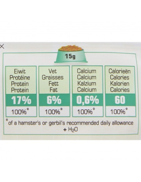 HAMSTER & GERBIL COMPLETE 500gr. Versele-Laga