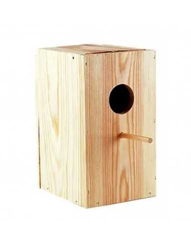 NIDO MADERA AGAPORNIS VERTICAL 24x14x13.5cm