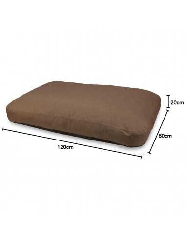 COLCHON MARRON CHOCOLATE 120x80x20cm.