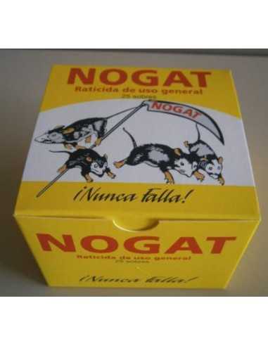 RATICIDA NOGAT 15 SOBRES. X 10 GR. "NUEVO FORMATO"