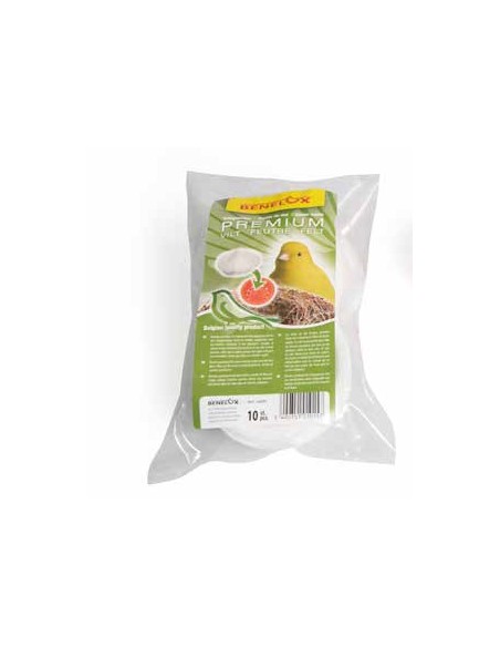 FORRO FIELTRO BLANCO Ø 12CM. BOLSA 10 UDS. BENELUX
