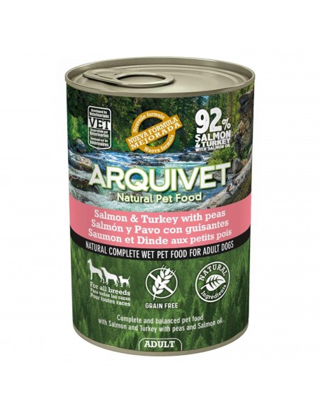 LATA SALMON Y PAVO Con Guisantes 400gr.