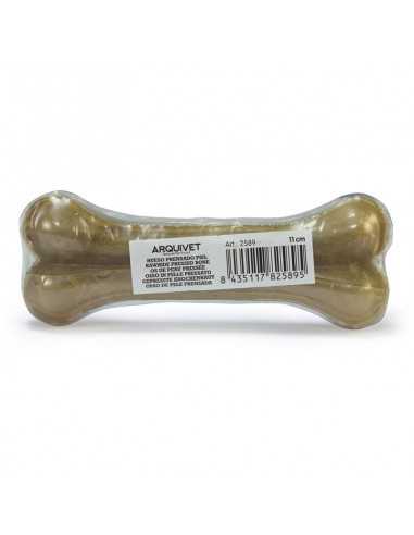 HUESO PRENSADO PIEL 11cm. 70 uds.Envase individual