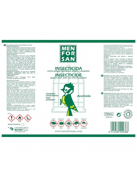 MENFORSAN INSECTICIDA AVES 750ml.