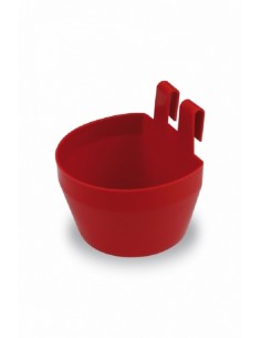 COMEDERO PLASTICO CON GANCHOS