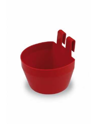 COMEDERO PLASTICO CON GANCHOS
