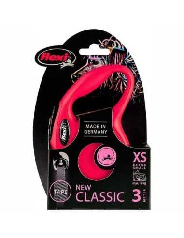 FLEXI NUEVO CLASSIC XS Cinta 3 mts. Rojo