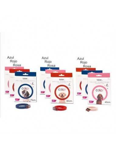 TABERDOG COLLAR PERMETRINA 75cm.ROJO
