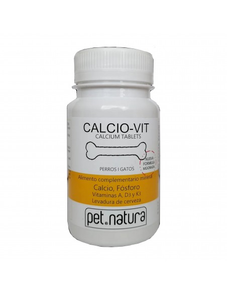CALCIO VIT Perros y Gatos 60comp.PetNatura