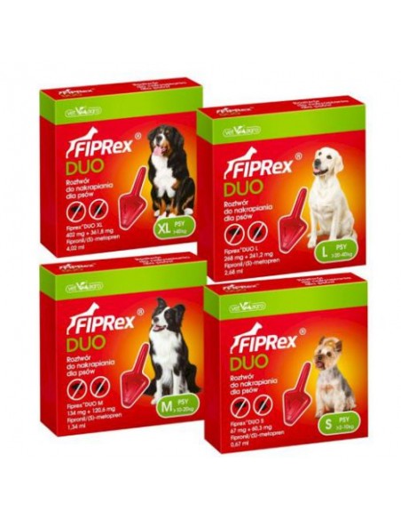 PIPETAS FIPREX DUO -M- 10 a 20 Kg. PIPETAS FIPREX DUO -M- 10 a 20 Kg.